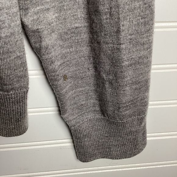 Brooks Brothers Wool Cardigan Sweaters for Men Size Large Gray Extra Fine Merino - Picture 10 of 12